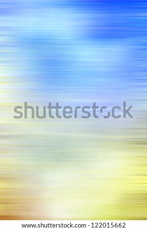 Abstract textured background: blue, yellow, and brown patterns on old scratched wall. For art texture, grunge design, and vintage paper / border frame