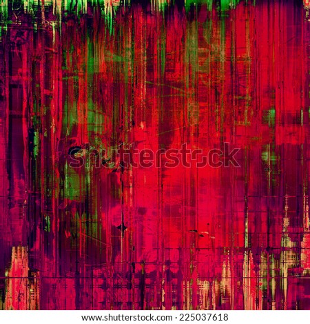 Designed grunge texture or background. With red, purple, violet, green patterns