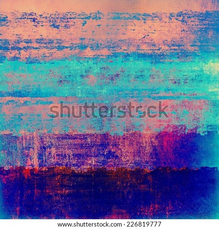 Antique vintage textured background. With different color patterns: purple (violet), blue, orange, violet