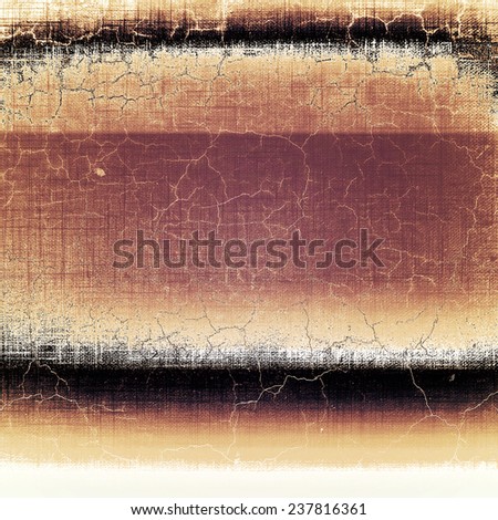 Old scratched retro-style background. With different color patterns: yellow; brown; black