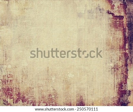 Grunge aging texture, art background. With different color patterns: yellow (beige); brown; gray; purple (violet)