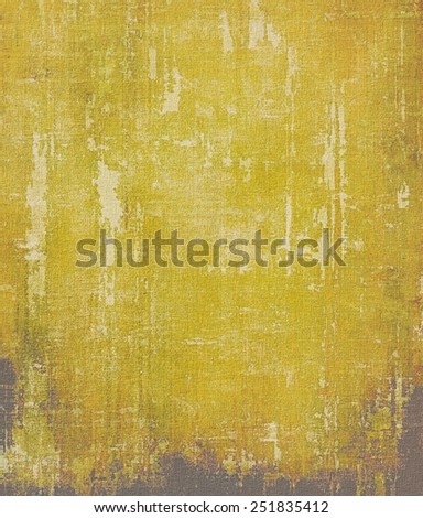 Grunge aging texture, art background. With different color patterns: yellow (beige); brown; black