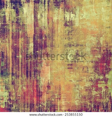 Grunge aging texture, art background. With different color patterns: yellow (beige); brown; green; purple (violet); pink