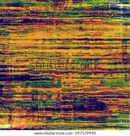 Old grunge background with delicate abstract texture and different color patterns: brown; green; blue; purple (violet)