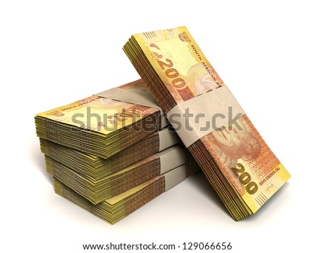 Download 200 Cedis Note Bundle Background