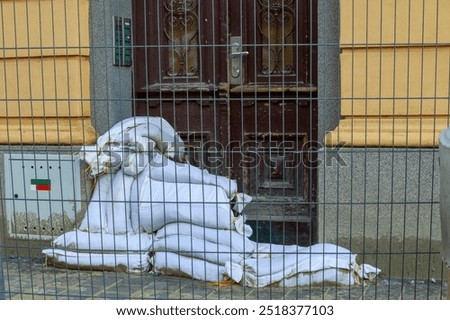 Similar – Image, Stock Photo riverbank flooding Deluge