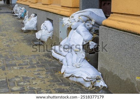 Similar – Image, Stock Photo riverbank flooding Deluge