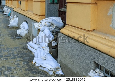 Similar – Image, Stock Photo riverbank flooding Deluge