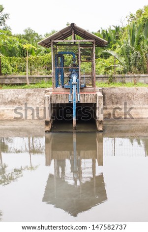 sewage pumping station, pumping station of wastewater