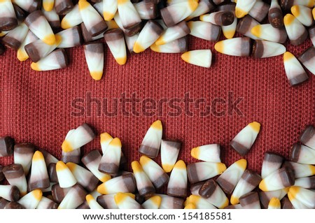 tooth corn candies for background