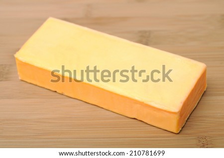 Cheese bar on cutting board