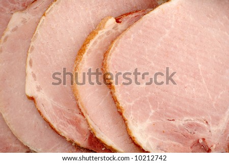 smoked pork meat texture
