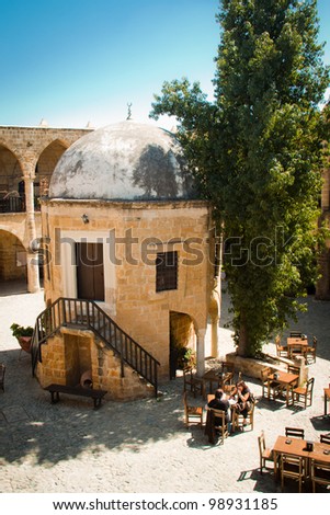 Buyuk Han (The Great Inn) Nicosia, North Cyprus,cafe