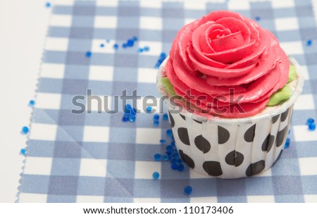 Wedding cupcakes,birthday cup cake on white back ground