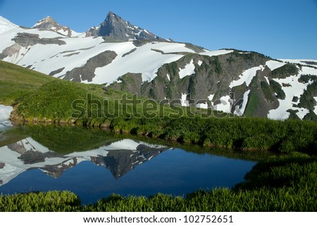 View of Mount Baker, Mount Baker National Forest, WA