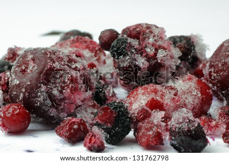 frozen wild berries