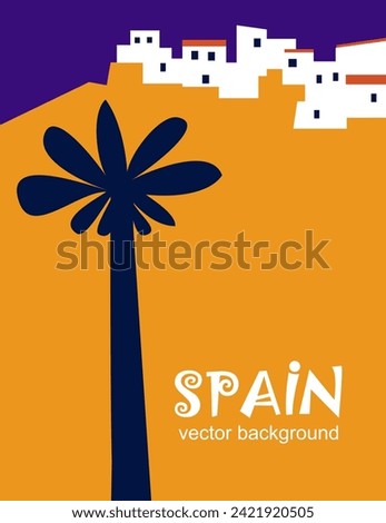 spanish vector background for print, poster, cover