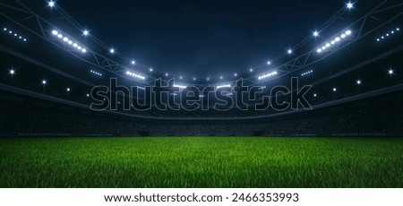 Similar – Image, Stock Photo Soccer goal on the beach after sunset