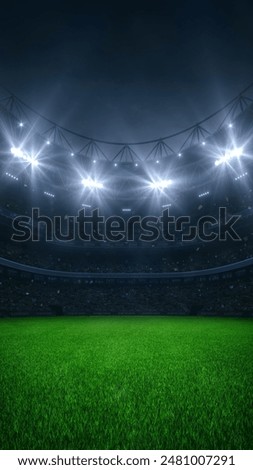 Image, Stock Photo Floodlights in the dark for the illumination of facades