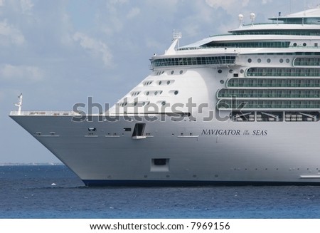 Navigator of the Seas, Cruise Ship in Cozumel, Mexico