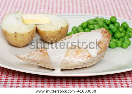 Baked Chicken With Cream Sauce