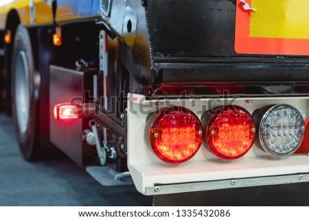 Similar – Image, Stock Photo Truck detail with orange body