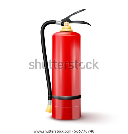 Red Fire extinguisher