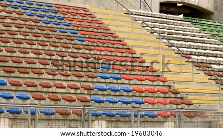 Chairs before a match