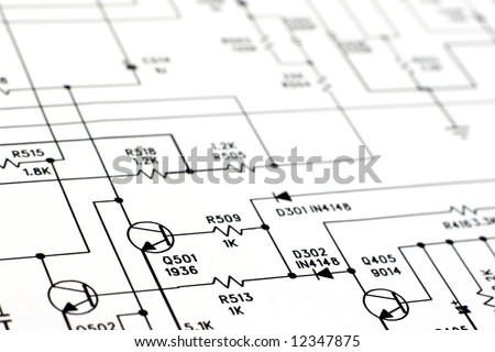 free photos electronic components on a schematic diagram background