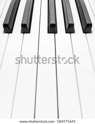 Piano keyboard. Abstract background.