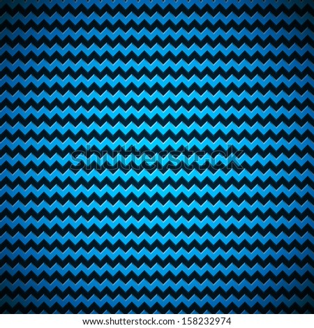 Blue abstract technology background with seamless zigzag perforated pattern for web sites, user interfaces (UI), applications (apps) and business presentations. Vector illustration.