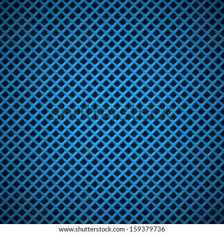 Blue abstract technology background with seamless square perforated pattern for web sites, user interfaces (UI), applications (apps) and business presentations. Vector illustration.