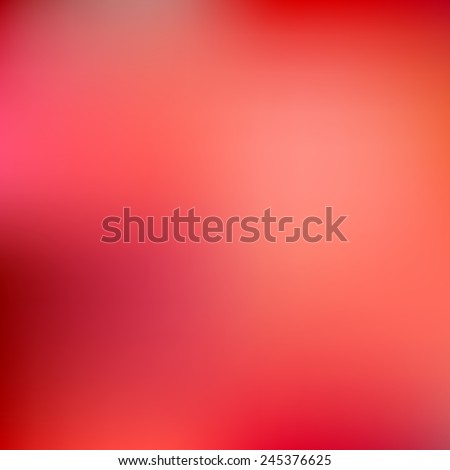 Abstract red blur color gradient background for web, presentations and prints. Vector illustration.