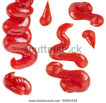 Similar – Image, Stock Photo Pouring cream in tomato soup minimalist on a blue background