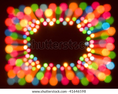 blur lights background with a place for your text