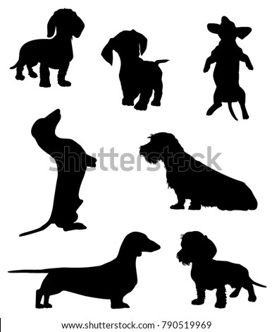 Download Dachshund Silhouette Stencil At Getdrawings Free Download