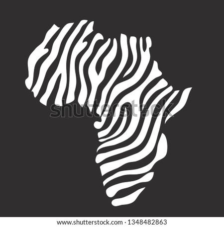 Africa map vector illustration