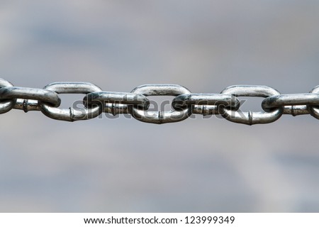 old metal chain links