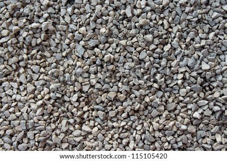 Crushed gravel texture