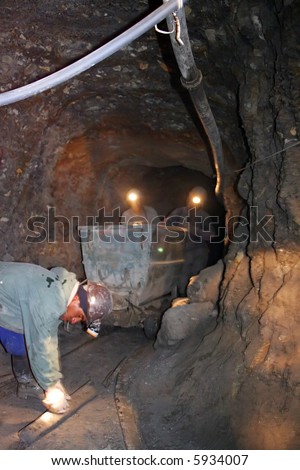Mining - Miners at work\
\
(Please see other images in this series)