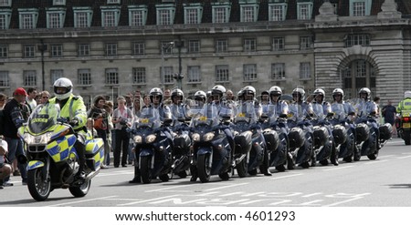 French motorcycle police.