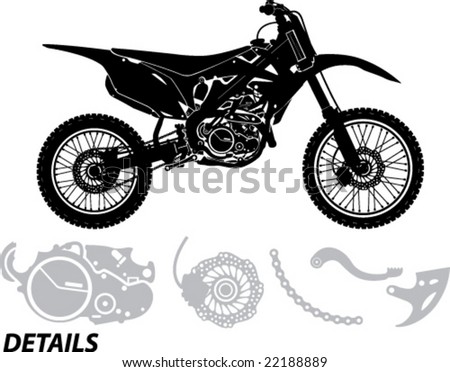 Detailed Motorcycle Artwork