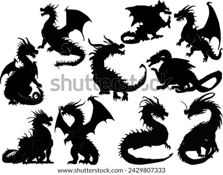 Dragon Silhouette | Free download on ClipArtMag