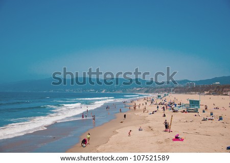 Santa Monica Coast beaches in Los Angeles