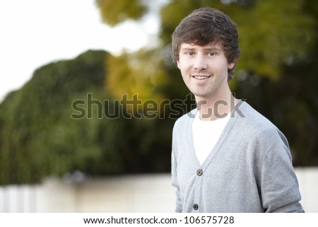 young man outside