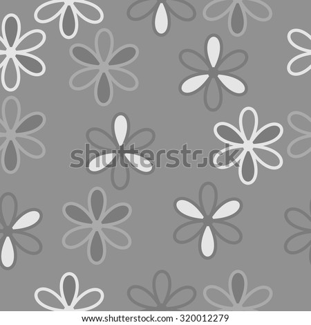 Seamless   pattern of floral motif, ellipses, stripes,flowers.