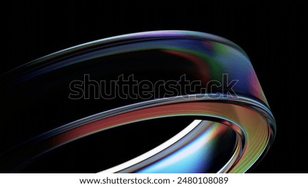 Similar – Image, Stock Photo 3D rendering abstract light points bokeh