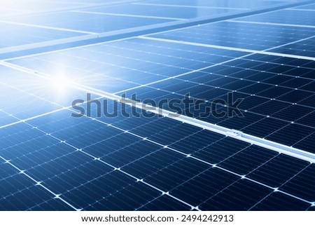 Similar – Image, Stock Photo modern photovoltaic system on a roof