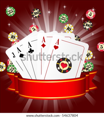 Casino Vector Template. - 54637804 : Shutterstock