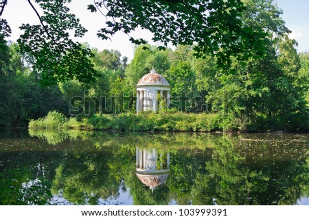 One Ancient Summerhouse in Forest, Moscow region, Russia, East Europe